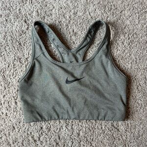 Gray Nike Dry-fit Sports Bra